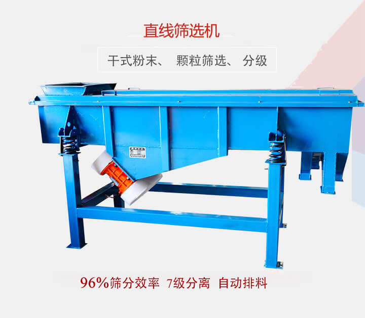 直線篩選機(jī)用于篩選、分級(jí)各種粉末、顆粒
