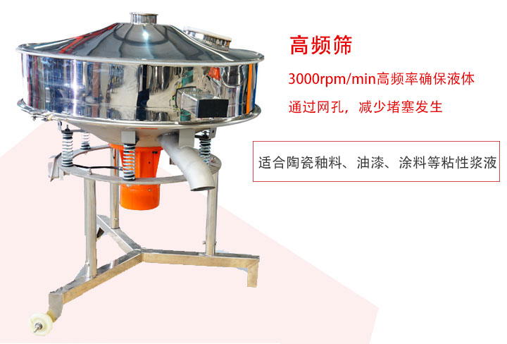 該產(chǎn)品是針對漿液過濾設(shè)計的一種高頻篩分機(jī)。